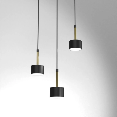 lafabryka.pl Lampa wisząca ARENA BLACK/GOLD 3xGX53 MLP7762 Milagro